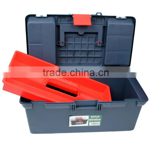 LAOA 12.5 Inch Hardware Economic Tool Case With Components Accessories Grids photo-3