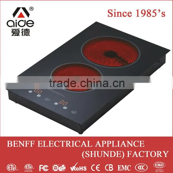 Engry Saving Cooktop Induction Cooker Hob 2 Burner Plate Electric Stove photo-4