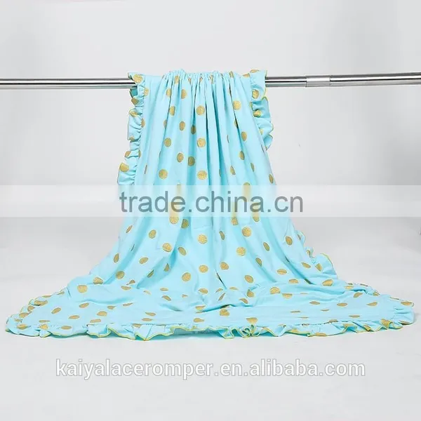2016 Wholesales Polk A Dot Blankets New Style Breathable Blankets Baby Blankets photo-3