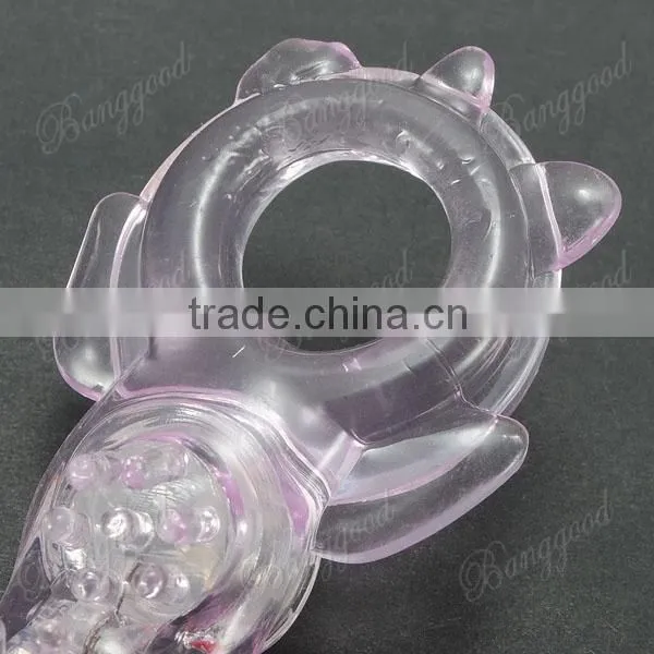 Vibrating Cock Ring for Delay Ejeculation photo-4