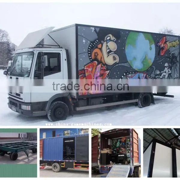 Nigeria Popular Amusement Supermarket 5d Cinema, Arcade Truck Mobile 5d Cinema photo-2