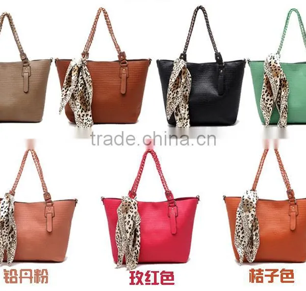 Women's Handbag 2015 Female Shoulder Bag Messenger Bag Handbag Silk Scarf Decoration Fashion Vintage Bag photo-3