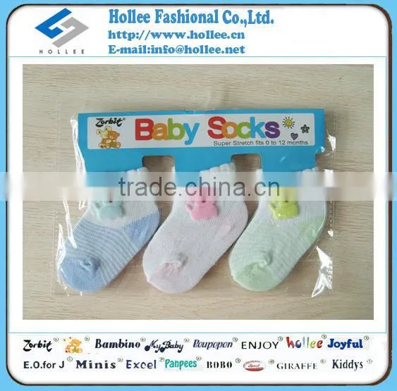 Hot Sales 3pairs Packing New-baby Soft Socks photo-3