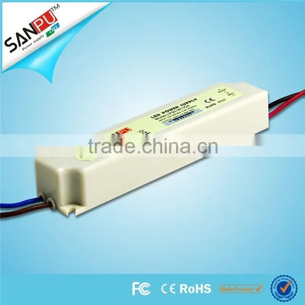 SANPU 20 W LED Drvier 24V Waterproof IP67 Constant Voltage Switching Power Supply 110V 220V AC/DC Lighting Transformer Plastic
