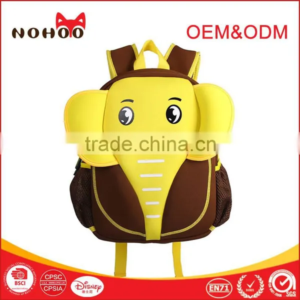 New Fashion 3D Carton Elephant Shape Double Shoulder Bag Kids Backpacks Bags Child Student Bags photo-3
