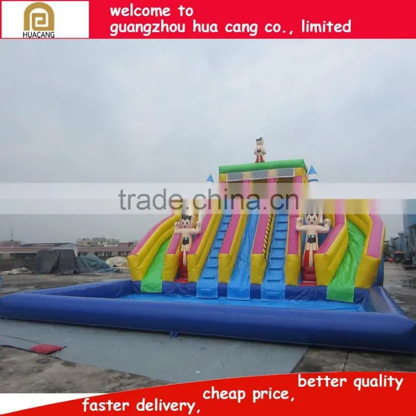 Factory Manufacturer Durable Giant Outdoor Inflatable Slide Water Slide photo-2