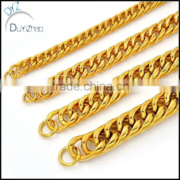 Men's Stainless Steel Curb Cuban Chain Necklace Jewelry Gift photo-5
