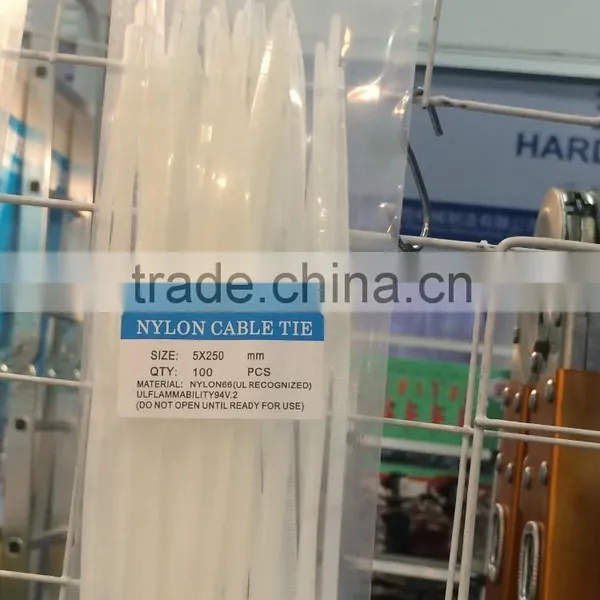 Specialize in Self-locking 9*500 PA66 Nylon Binding Ties (UL Approved ) photo-6