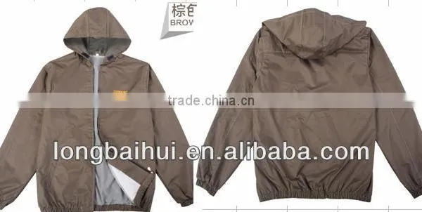 ultra light waterproof ployester windbreak softshell jacket