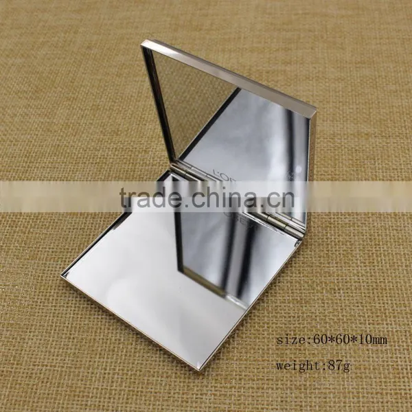 Good Quality Promotion Gift Square Bling Compact Mirror / Pocket Mirror for Girls photo-2