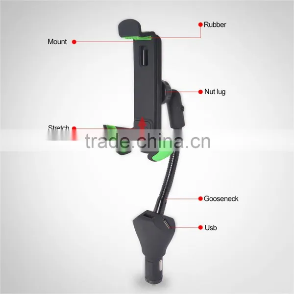 Custom LOGO and Fashionable 3-port USB Smartphone Charger Holder Compatible photo-2