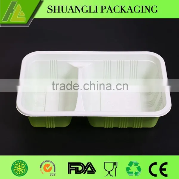 2 Compartments Plastic Food Container for Sale photo-2