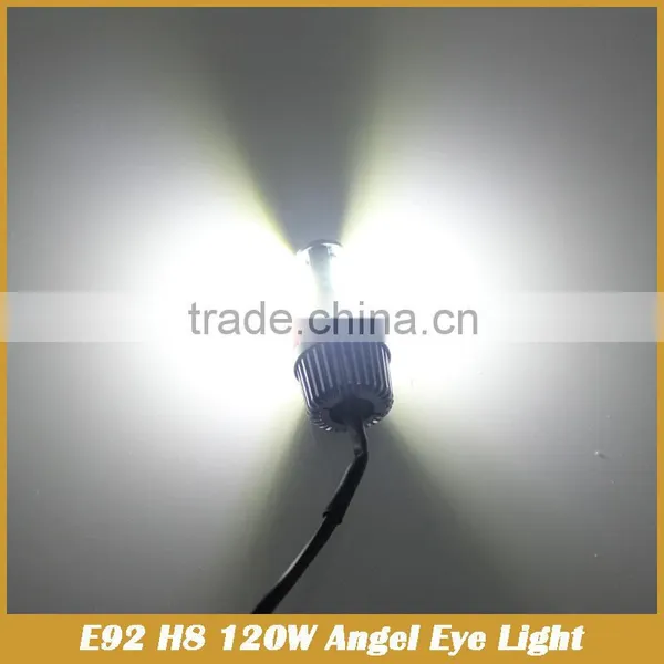 E92 H8 LED 120W Angel Eye Marker LED White for E87 E82 E92 E93 E90 photo-6