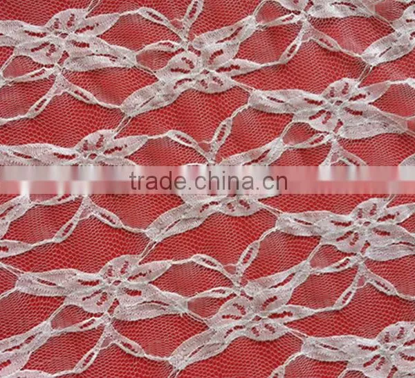 6018 Bright Nylon Spandex French Lace Fabric Cheap Lace Fabric photo-3