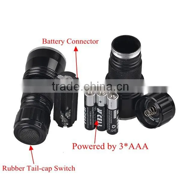 21 LED Light Source And Emergency,Tool Light Usage New Aluminum Violet Light Blacklight Torch Lamp 21 LED UV Flashlight photo-3