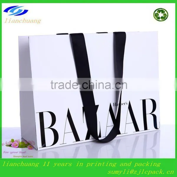 Eco-friendly Recyclable Scarf Paper Packaging Bags/custom Gift Bags/Wholesale Gift Bags