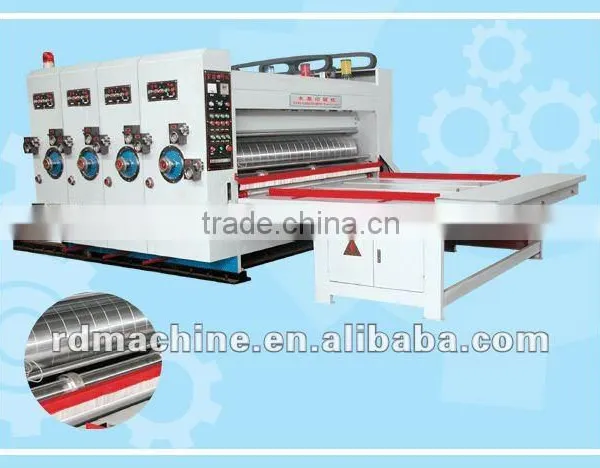 [RD-SA1200-2800-5]Chain Feeding 5 Color Corrugated Carton Flexo Box Printer Slotter Die Cutter Machine photo-2