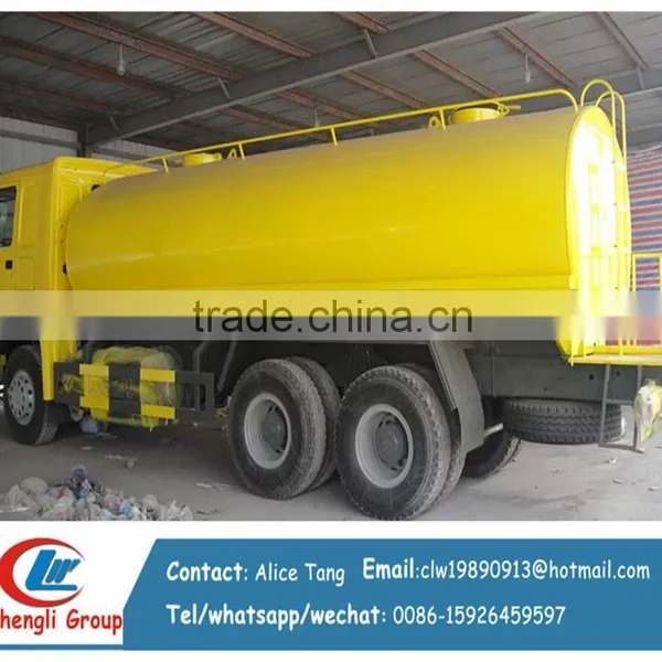 SINO HOWO 20t Water Tannker Truck 20cbm Water Sprinkler Road Sprinkler Truck photo-4