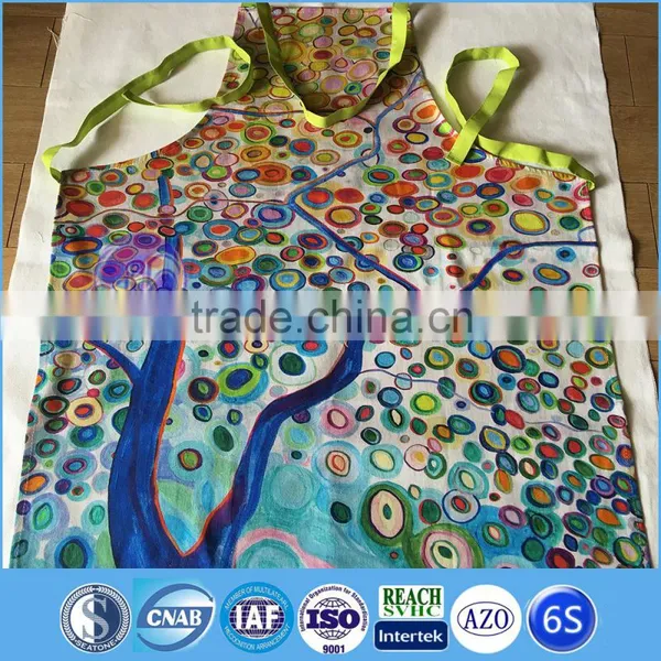 100% Cotton Digital Printed Kitchen Tea Towel Apron Set
