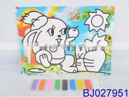 Very Cheap Kid Toy Funny Intelligent Diy Sand Art Kit photo-2