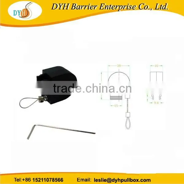 China Factory Plastic Retractable Anti-theft Pull Box With Steel Cable,Anti-Theft Pull Box With Loop End photo-2