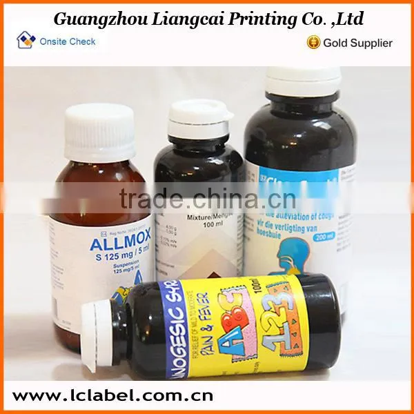 Vinyl Bottle Label Healthy Medicine Pill Bottle Label in Roll photo-2