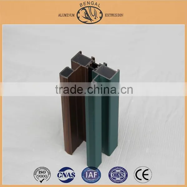 Two Tracks Aluminum Heat Insulation Sliding Window Profiles photo-6