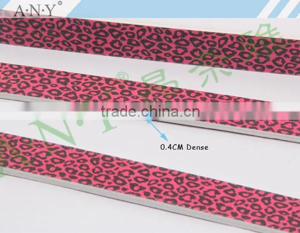 Nail Manicure Pink Leopard Style Cheap Promotional Nail Files 100/180 photo-3