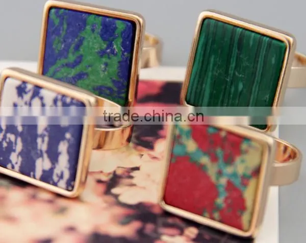 Cheap Colorful Alloy Rings With the Different Shape photo-6