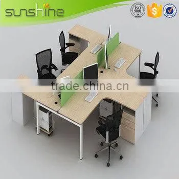 Modern Design Cubicle Office Workstation Furniture Desk Partition Screen Different Style photo-5