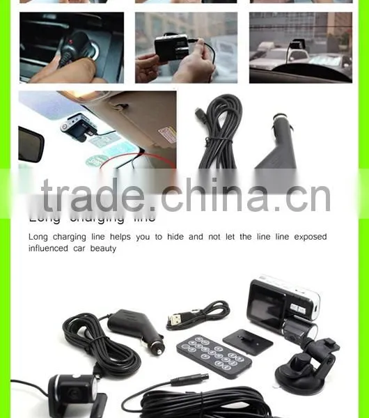 Dual Lens Car Camera I1000 Car DVR Dual Camera HD 1080P Dash Cam Black Box With Rear 2 Cam Vehicle View Car Recorder photo-6