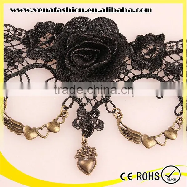 Flower Handmade Gold Shoe Lace Foot Chain photo-2