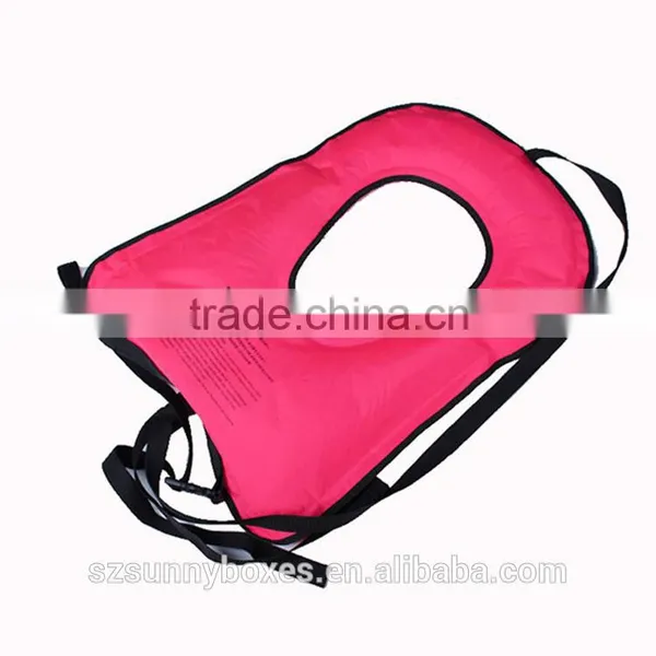 Eco-friendly Polyester Swimming Buoyancy Jacket Air Inflatable Donut Vest photo-5