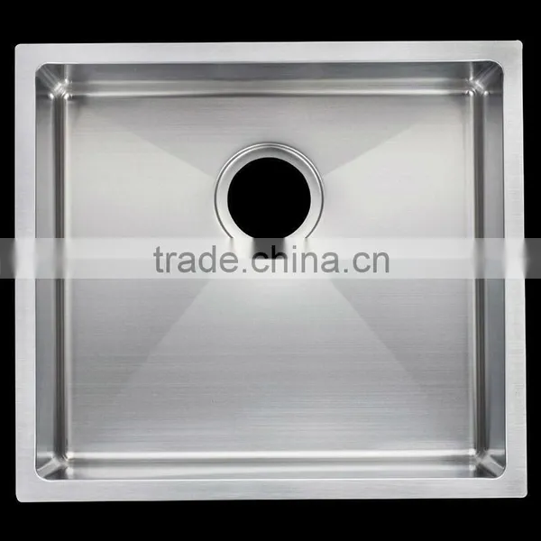 High Quality Stainless Steel Kitchen Designs Undermount Single Bowl Handmade Kitchen Sink photo-2
