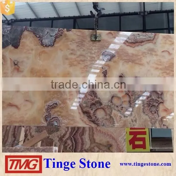 High Quality Red Gragon Onyx Marble Slab On Hot Sale photo-2