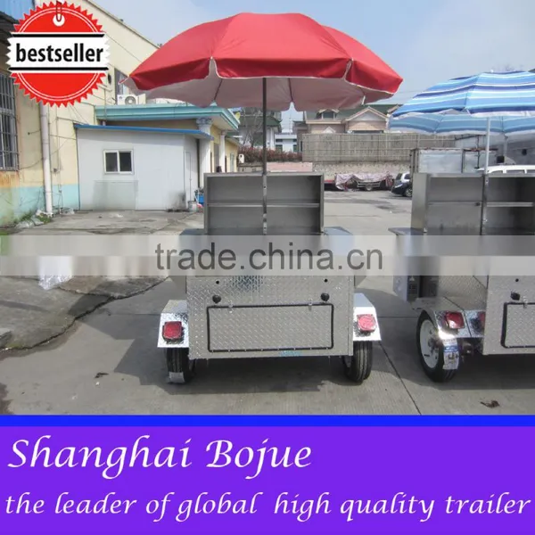 2015 Hot Sales Best Quality Big Hot Dog Cart Double Door Hot Dog Cart Mini Hot Dog Cart