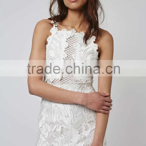 2016 Latest Dress Designs Fashion Lace Detailed Bodycon Dress for Women photo-2