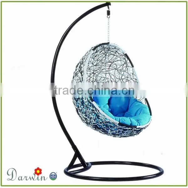 PE Wicker Rattan Outdoor Gazebo Swing photo-2