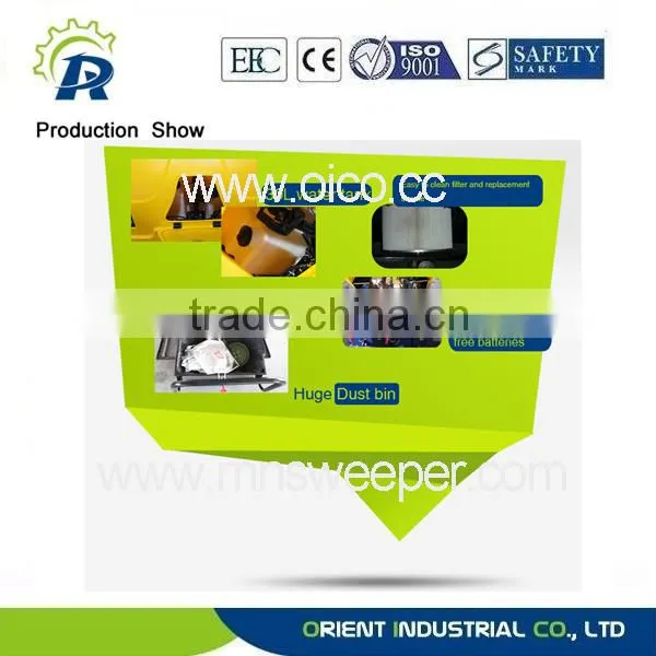 12 Months Warranty Battery Use Commercial Road Sweeper With Power Supply 36V photo-3