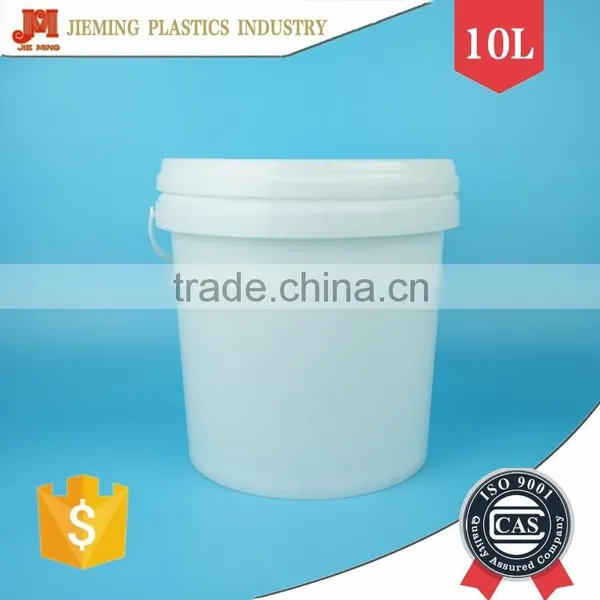 10L Baseball Bucket, Plastic Pail for Golf Ball, Sport Barrel With Handle