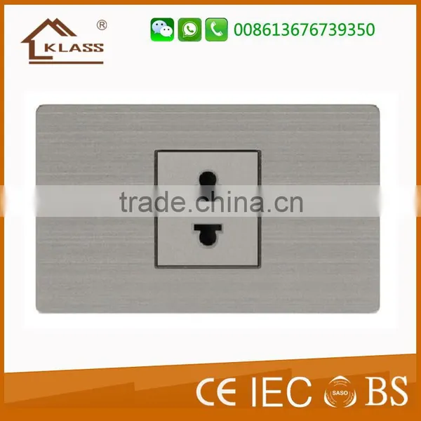 Emergency Saving Newest Light Stainless Steel 1 Gang Push Button Wall Switch photo-4