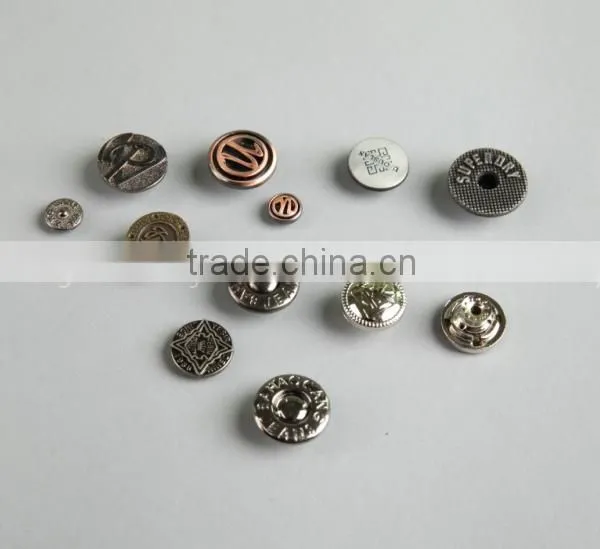 High Quality Fashion Zinc Alloy Jeans Metal Button photo-3