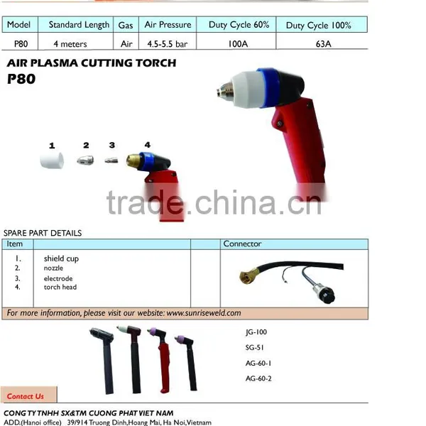 Water Cooled Air Cooled TIG Torch Argon Torch WT 18,WT 26 TIG Welding Torch WP26 for TIG TIG-200S TIG-200A Welding Machine photo-2