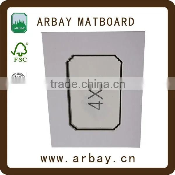 Promotional Gift Insert Photos 4x6" 1.4mm Picture Paper White Frame photo-2