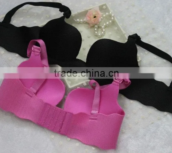 U Plunge Deep V Silk Seamless Bra photo-3