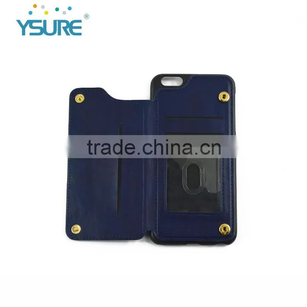 Retro Style PU Leather Flip Back Cover Case For IPhone 7 photo-5