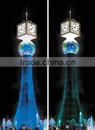 LED Lighting Tower Clock