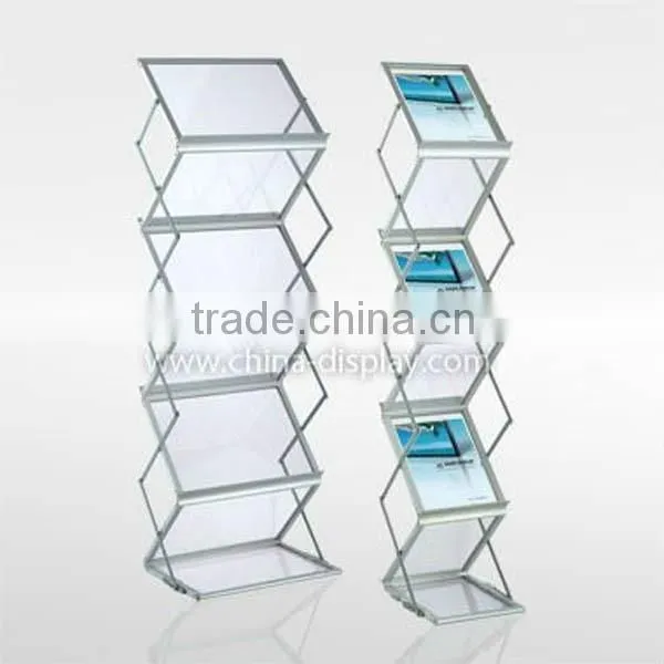 Acrylic Panel A3 A4 ZigZag Literature Rack Flyers Holder photo-2