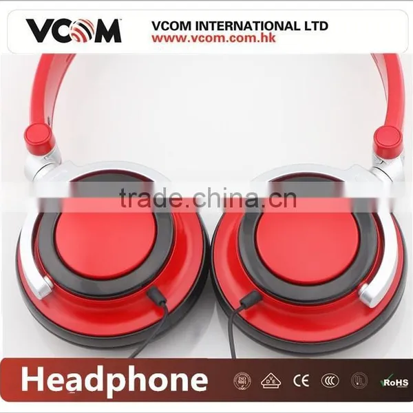 VCOM 2015 Foldable Stereo Headphone for DJ From China Factory photo-6