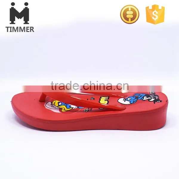 HOT Seeling Flip Flops Slippers Beach Shoes With Red Cartoon Figure photo-6